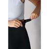 Adjustable High Waist Flexible Gathering Below Knee Capri Maternity Tights T08
