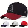 Бейсболка с вышивкой «A» и боковой надписью AR для пары, кепка Snapback для активного отдыха, хлопковая кепка для папы, кепки для гольфа, дикие шляпы
