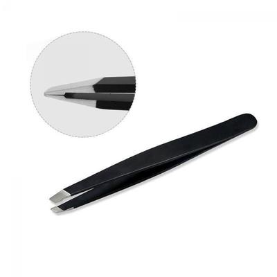 Pince à sourcils biseautée Lady Beauty Outils de maquillage Acier inoxydable Épilation