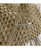 Women's Trendy Hollow Woven Straw Beach Tote Bag