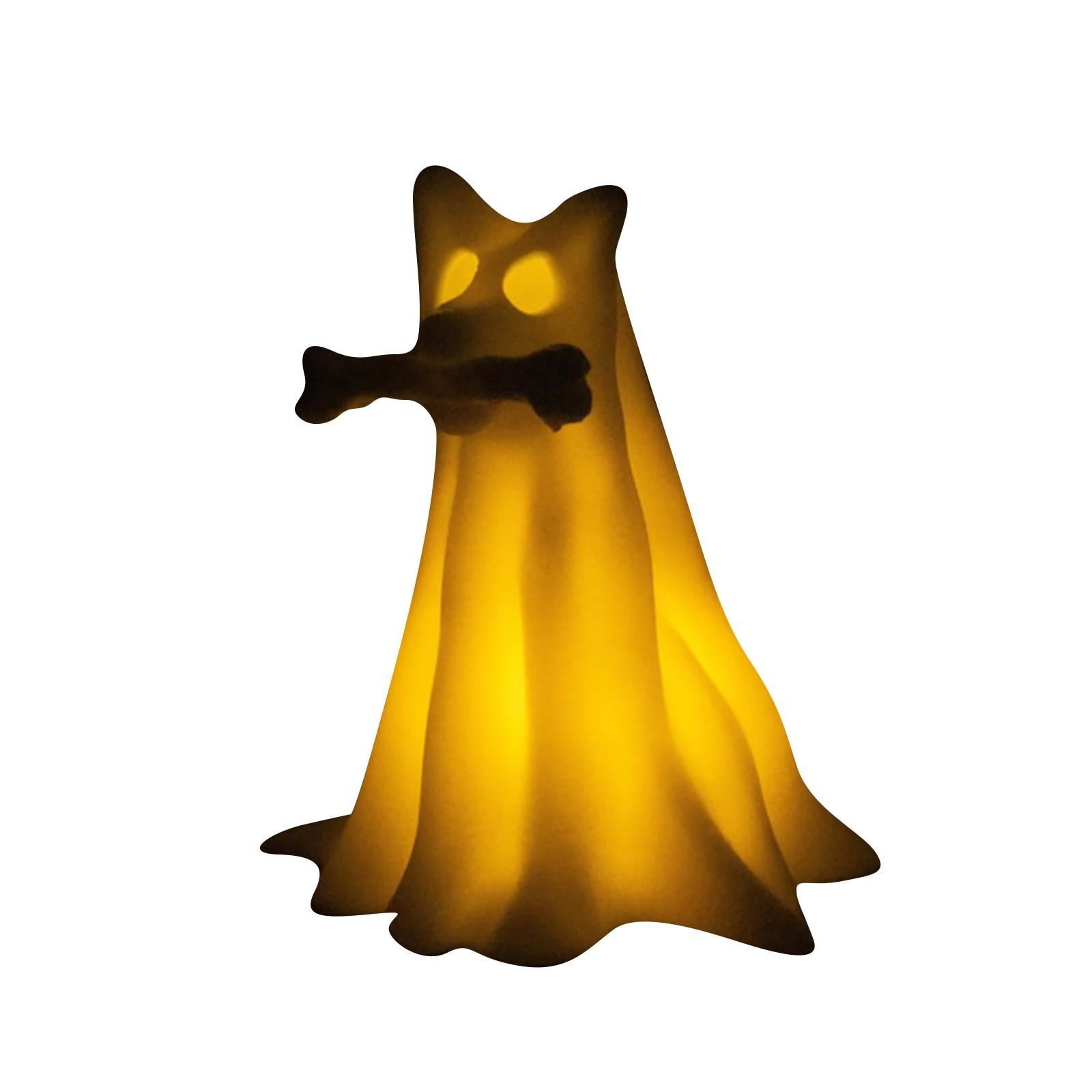 

Ночной светильник на Хэллоуин, украшение для дома, креативные поделки из смолы, милый подарок для собак One Size