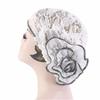 1PC Women Girls Floral Lace Turban Hat India Cap Muslim Hats Chemo Cap Flower Bonnet Beanies Hijab Underscarf
