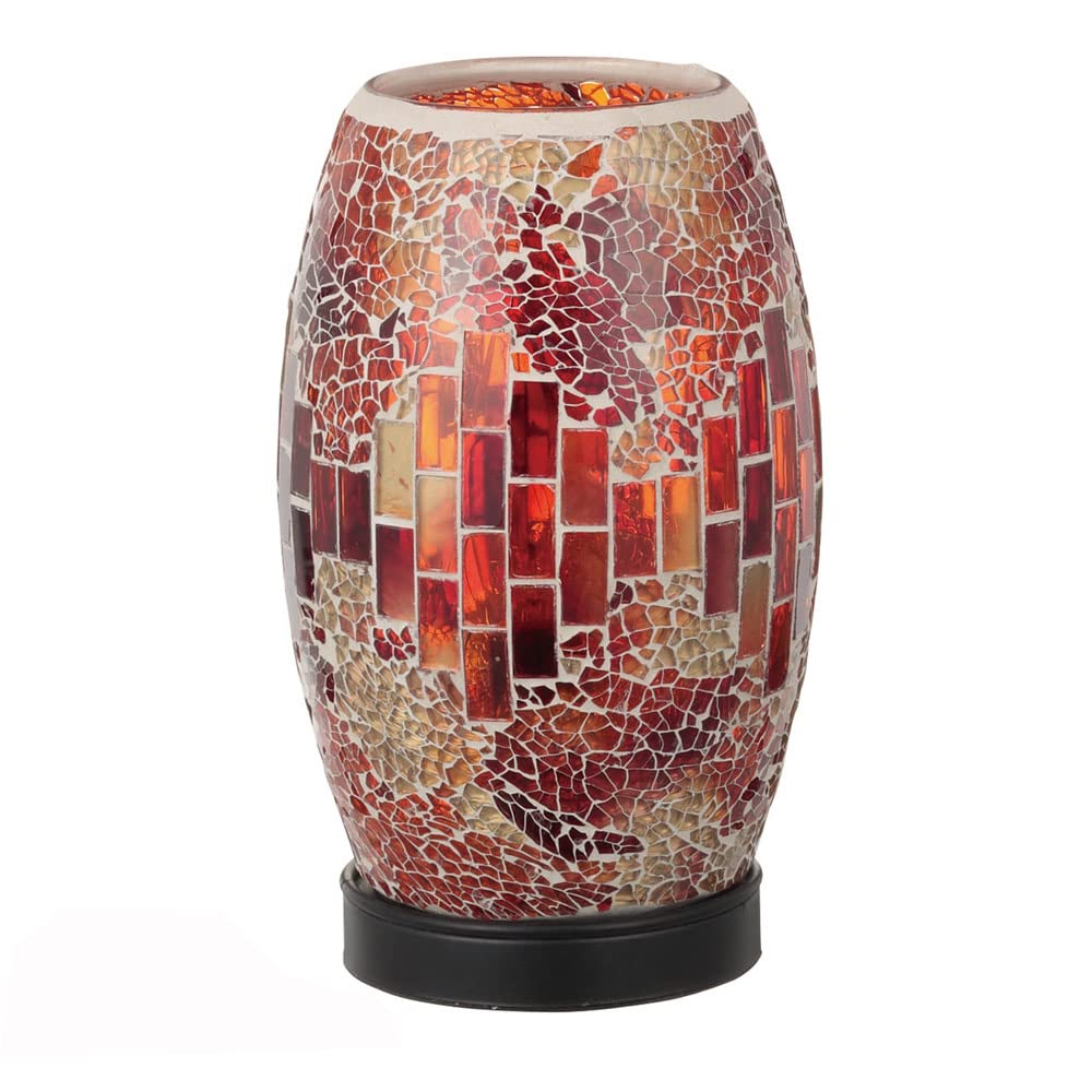 Ishiguro Mosaic Lamp, Klimt, Red, H21 x W13 x D13cm