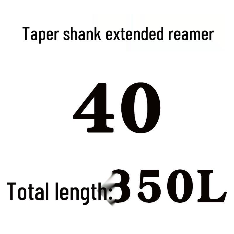 Extra Long High-Speed Steel Taper Shank Machine Reamer for Deep Holes, Sizes 16, 18, 20, 22, 24, 25, 30, 40