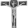 Catholic   Hand Made Zinc Alloy Metal Vertical Catholic Crucifix Wall   with Removable Base