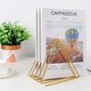 Simple Triangle Storage Rack Iron Geometric Display Stand Holder Multifunction Small Bookshelf Desktop Decoration
