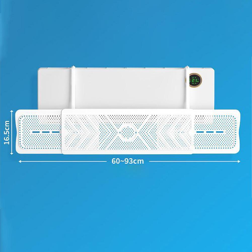 Einziehbarer Klimaanlagen-Windabweiser Klimaanlagen-Leitblech Windschutz Staubschutz Anti-Direktluftauslass-Leitblech