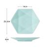 Creative Solid Color Ceramic Plates Chinese Style Restaurant Dessert Plate Seafood Sushi Dining Plate Unique Household Tableware