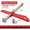 Reinforced Dual-Blade Gypsum Board Cutter with 23 Precision Wheels