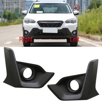 For Subaru XV Crosstrek  2022 Car Front Bumper Fog Light Lamp Frame Cover Foglight Foglamp Trim Cap Hood Lid