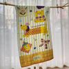 China Colored Jacquard Pure Cotton Four-Layer Gauze Bath Towel Men Women Extra-Large Adult Beach Towel Soft Absorbent