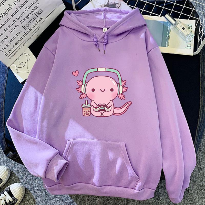 Axolotl Gamer Fun Hoodie