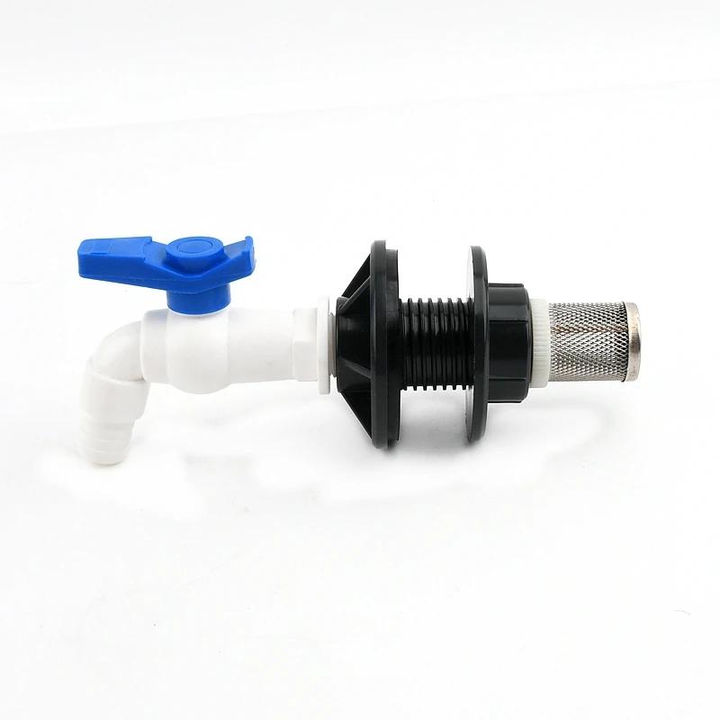 1/2" 3/4" 1" 1.2" 1.5" 2" Female/Male Thread ABS Plastic Connector Garden Irrigation Joint Fish tank Aquarium Drain Pipe Fitting