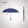 Waterproof Umbrella, Double-Sized Reinforced Long-Handled Umbrella for Men, Wind-Resistant, Extra-Large Straight Umbrella for Three People, Can Be