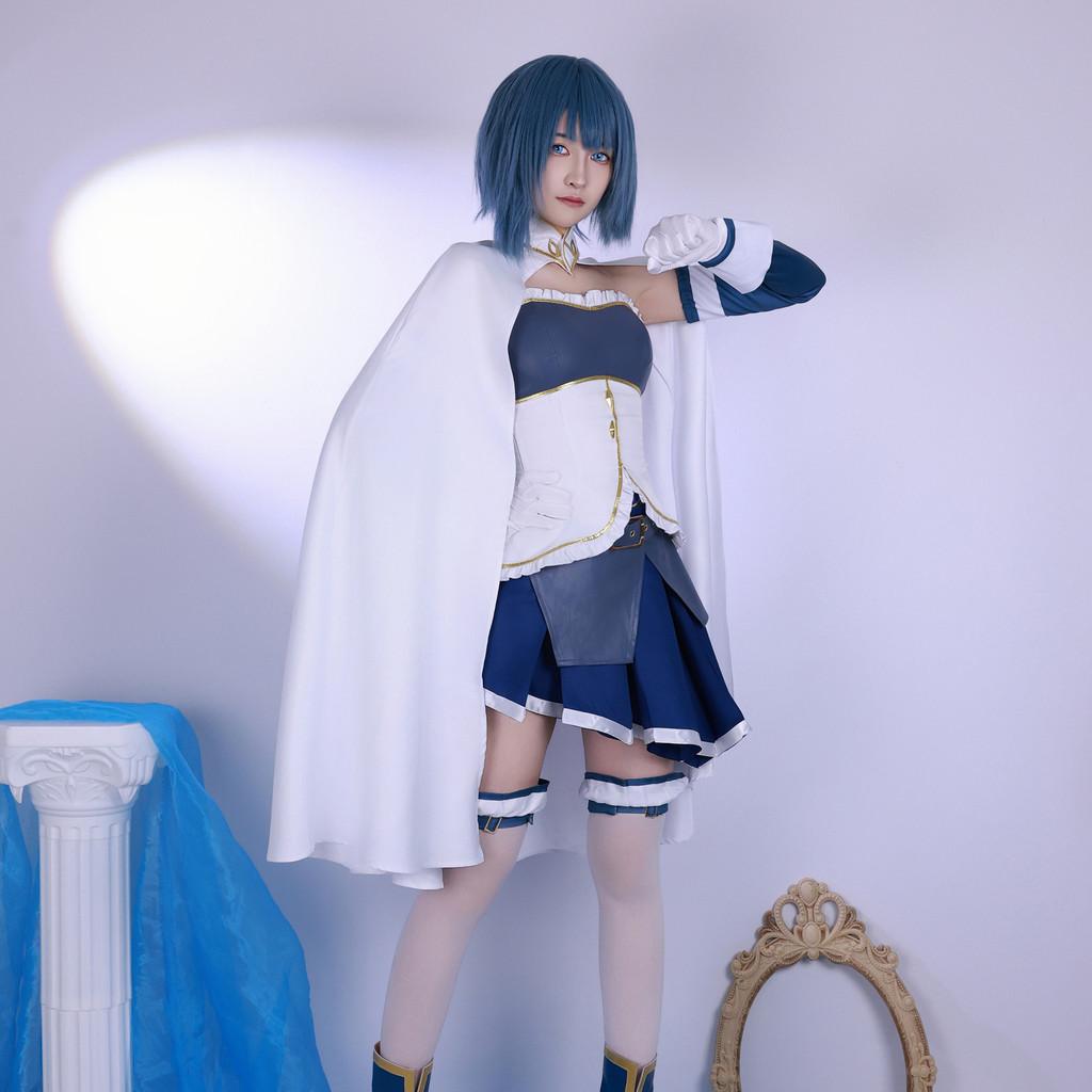 Madoka Magica Cosplay Costume With Polyester Fabric For Anime Role Play