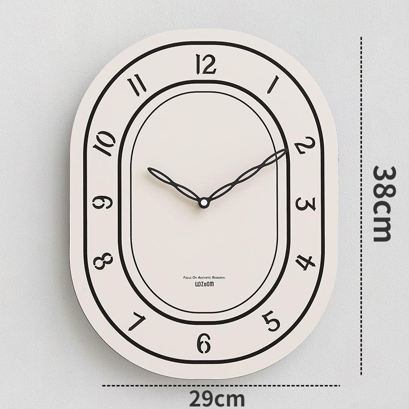 Home Decor Punch-free Light Luxury Fashion Wall Clock Living Room Decoration Wall Clock Wall Decorations