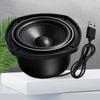 USB Powered 4inch 4Ohm 15W Metal Enclosure Speaker With Builts In Sound Card And Amplifiers For Laptop TV Computer
