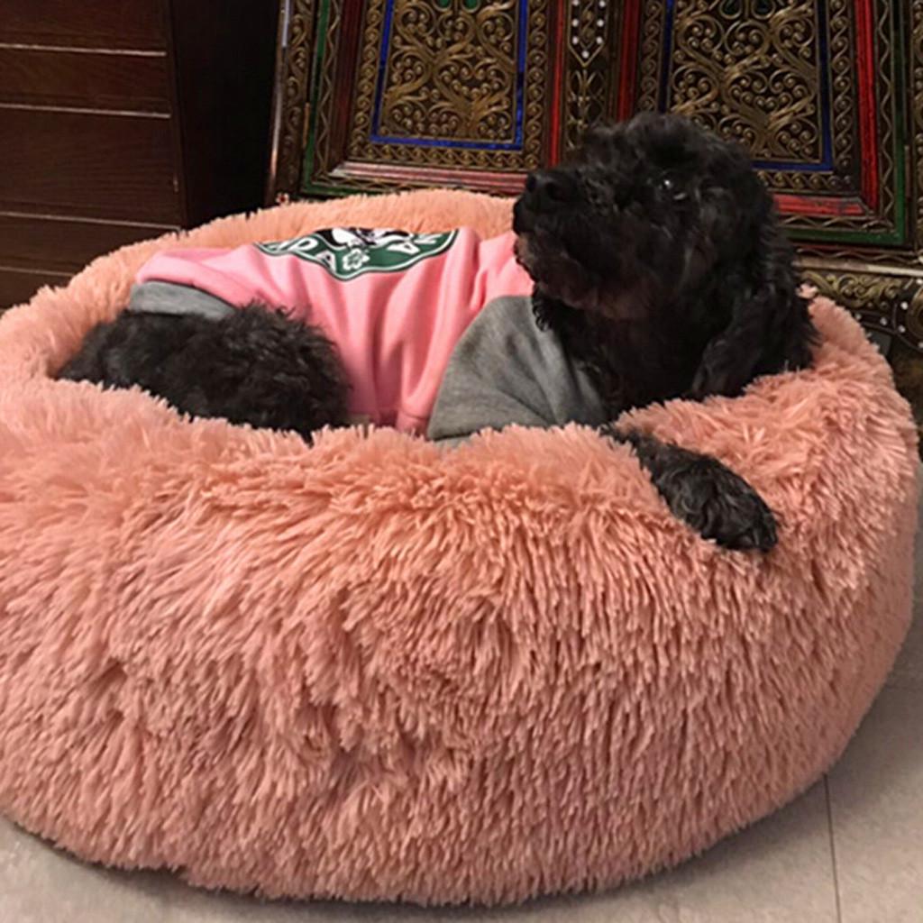 Comfortable Plush Kennel Dogs Pet Litter Deep Sleep PV Litter Sleeping Bed
