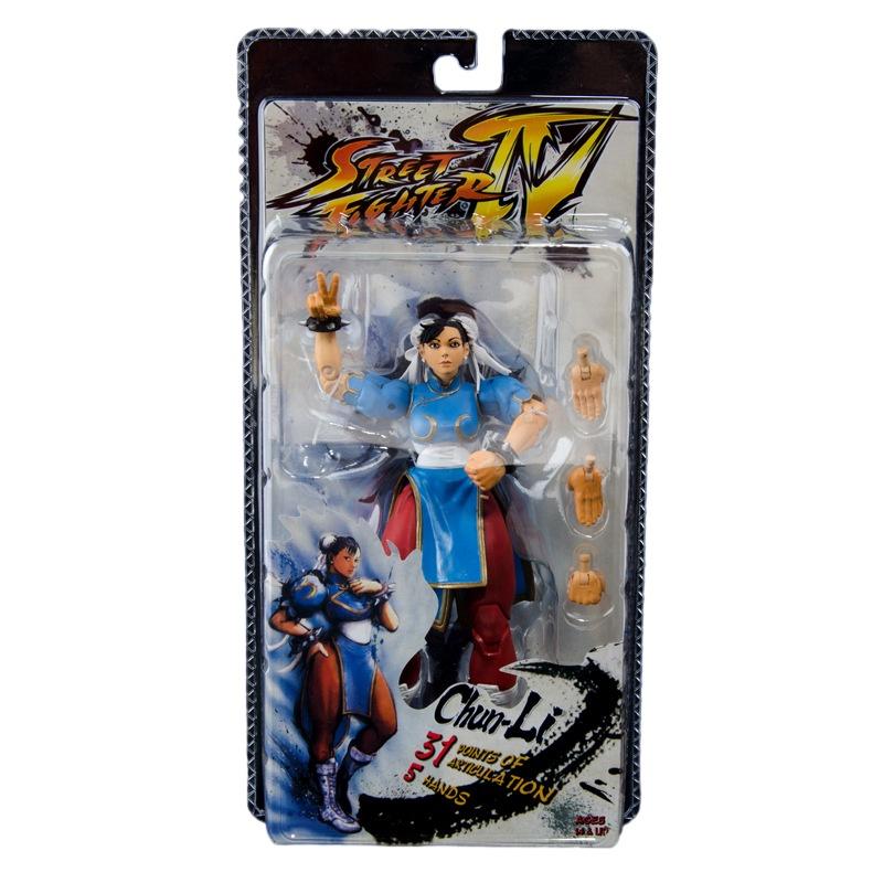 Neca Street Fighter 4 Sammlerfigur, hochbewegliches Guile-PVC-Modell