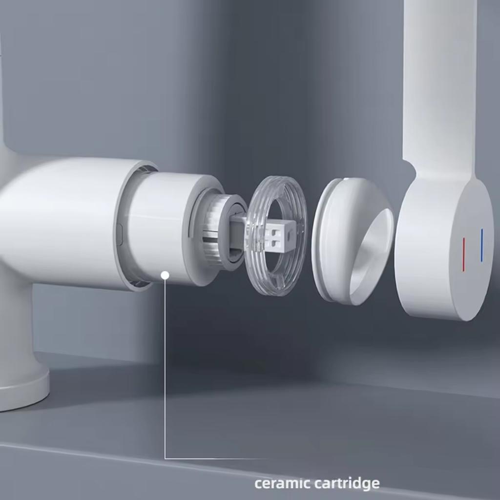 Bathroom Renovation Digital Display Faucet Grey User-friendly Installation Versatile Faucet Design Hassle-free Setup