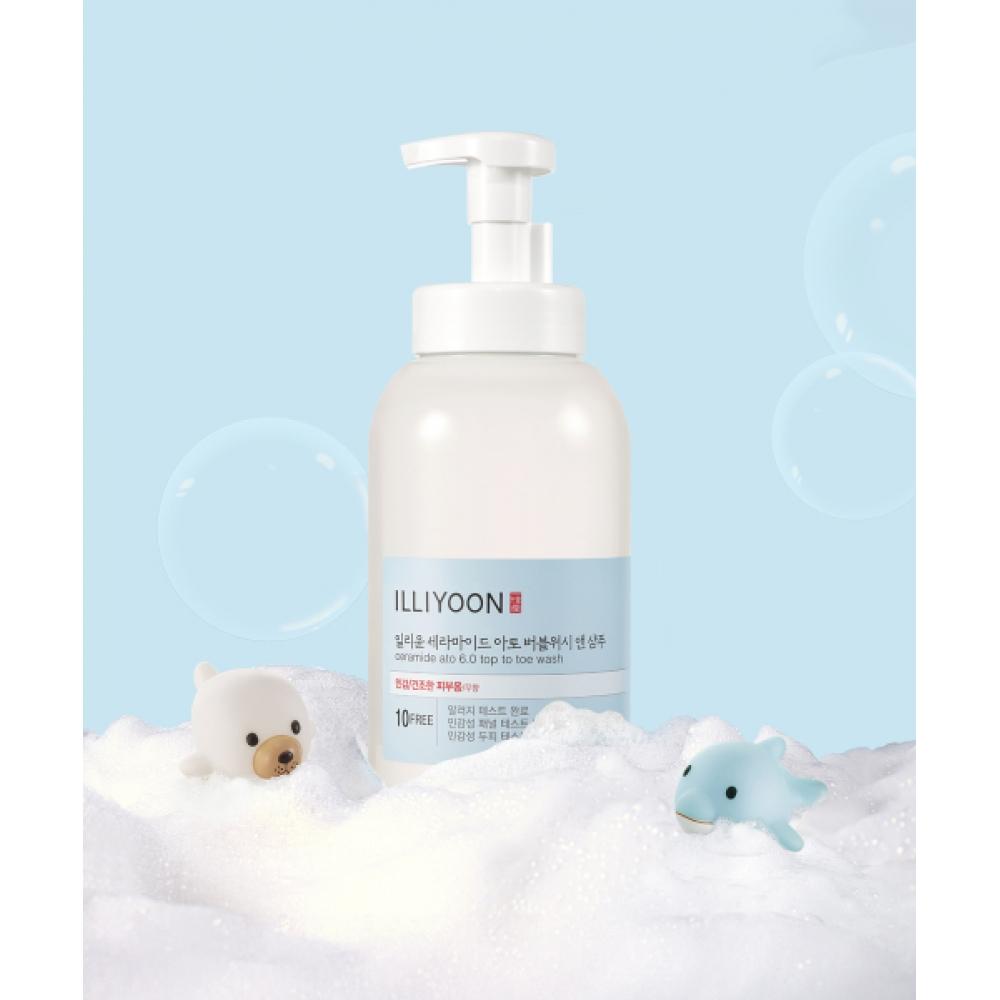 Illiyoon Ceramide Ato Bubble Wash Shampoo Large Volume 900ml NONE