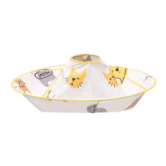 Kids Haircut Cape Cartoon Pattern Waterproof Hair Cutting Cape Barber Shop Apron & Bib Foldable Umbrella Design