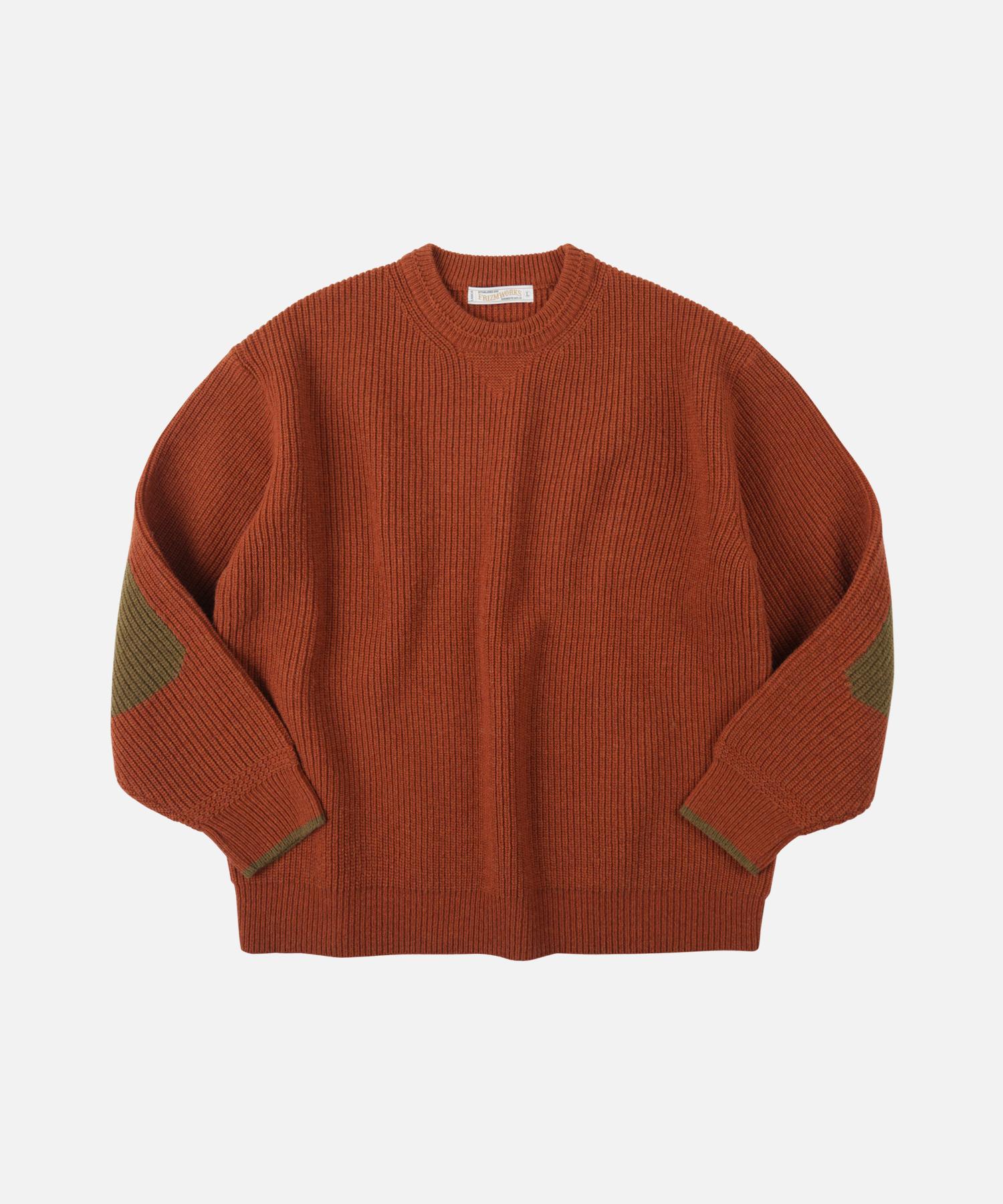 FRIZMWORKS Patch Round Pullover Knit _
