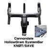 Cannondale System Bar Type Combo Mount with 10 Compatible with and GoPro HERO [REC Mount] (HollowGram KNØT/SAVE) (Compatible Brands) [CAAD+GP]