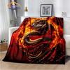 Dragon Blanket 3D Printing Animal Art Soft and Comfortable Sofa Bed Bedroom Decorative Bedspread Travel s