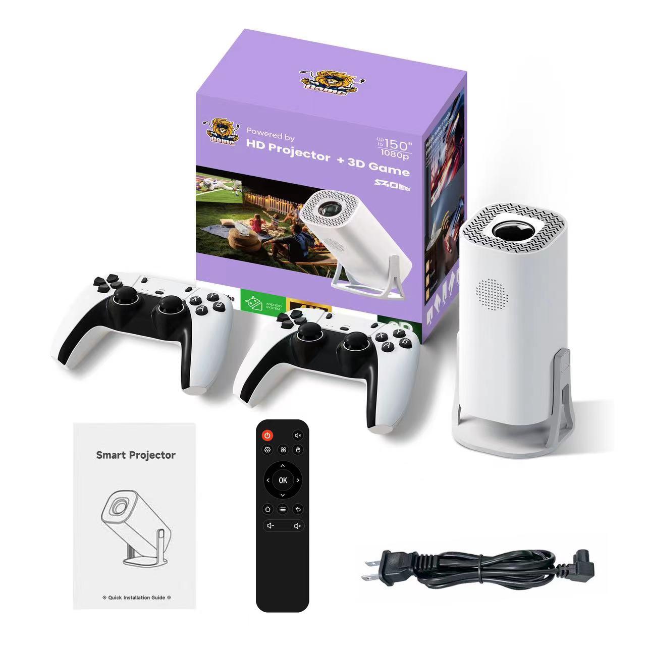 

S40 Ультрапортативний проектор Android Ігровий проектор LED 1024x600P 120 ANSI люменів 30-100 дюймовий екран EU Plug