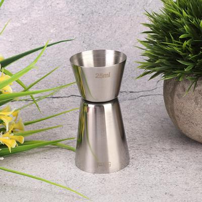 Strumento per Vino in Acciaio Inossidabile 304 Misurino Doppio Jigger per Cocktail da Bar (50/25cc)