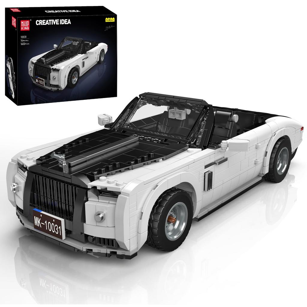 Mold King 10031 MOC Technology Sports Car Model Building Blocks Creative Sports Car Open Car Clamp Blocks Car Model Building Blocks Toy Set Suitable