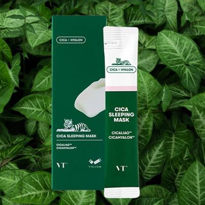 Cica Sleeping Mask 4mlx6ea VT Calming Pack Cooling Soothing Sleeping Pack Inner Drying Moisture Moisturizing Nutrition