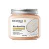 Reis Rohbrei Badesalz Peeling 350g mit Reisextrakt - Sanftes Peeling für den Körper zur Tiefenreinigung, Aufhellung fahler Haut, Zarte & Glatte Hautpflege f