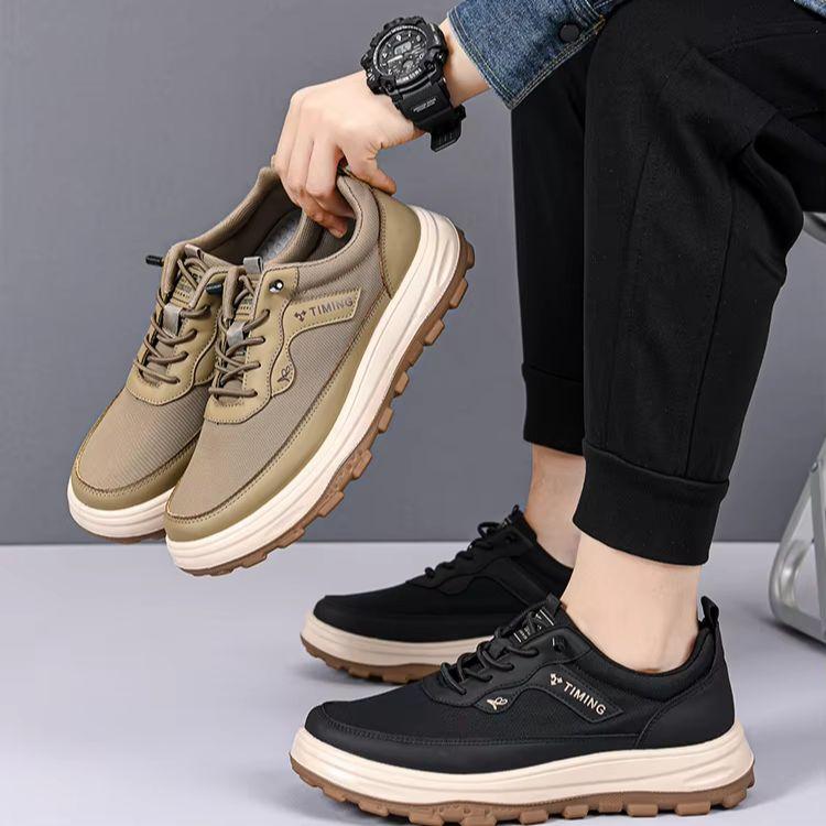 2026 men's breathable casual shoes with soft soles, lightweight outdoor sports shoes for spring, versatile, durable and not tiri