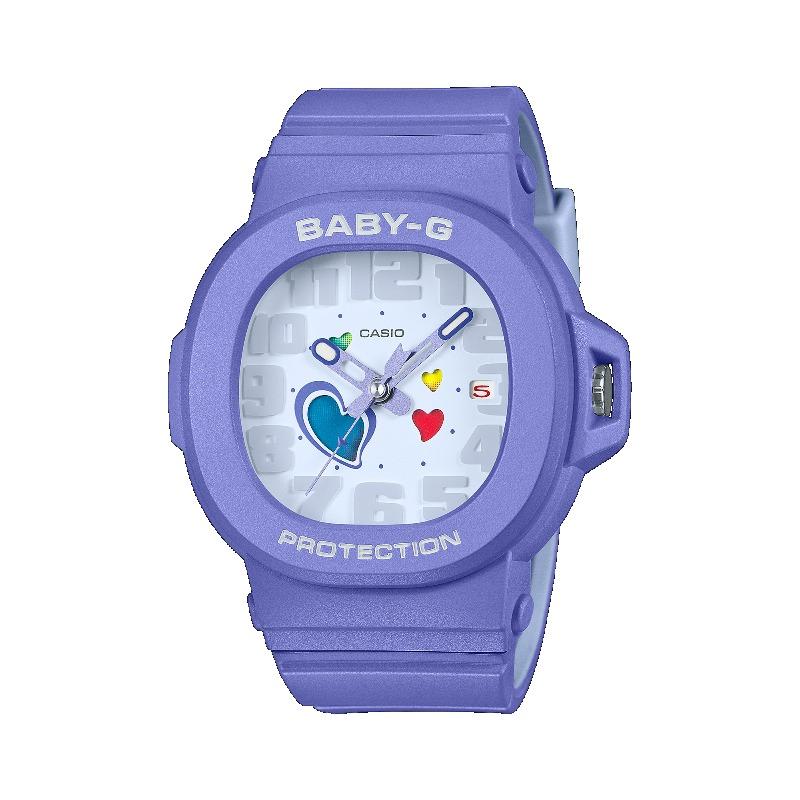 

Casio Baby-G Women s Resin 100M Water Resistant Analog Shock Resistant Quartz Watch BGA-10-6APRB білий