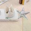 INS Baby Shower Girl Glitter Pink Crown Boy Birthday Party Headwear Stage Performance Headband Star Fairy Stick