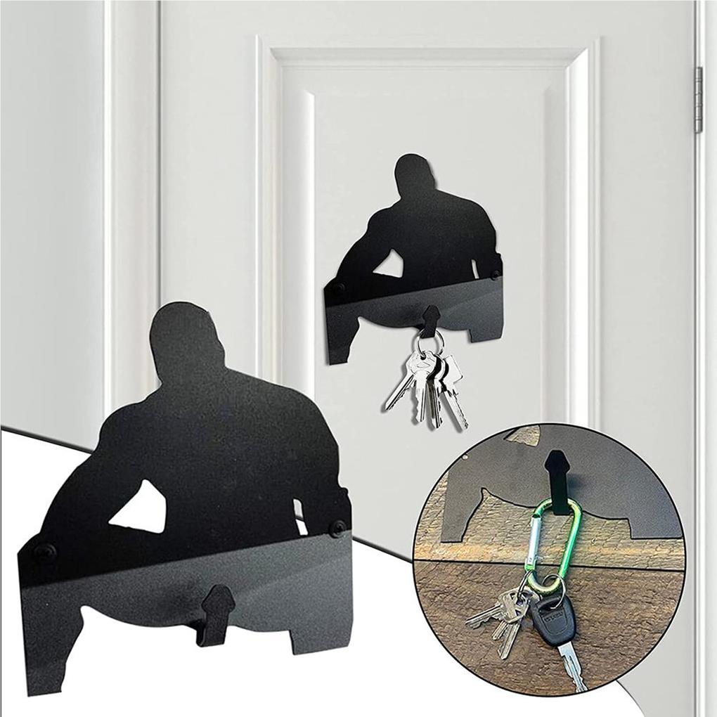 Wall-mounted Key Holder Replacement Decorative Sexy Funny Living Room Umbrella Hat Cap Hanger Rack Bracket Accessories