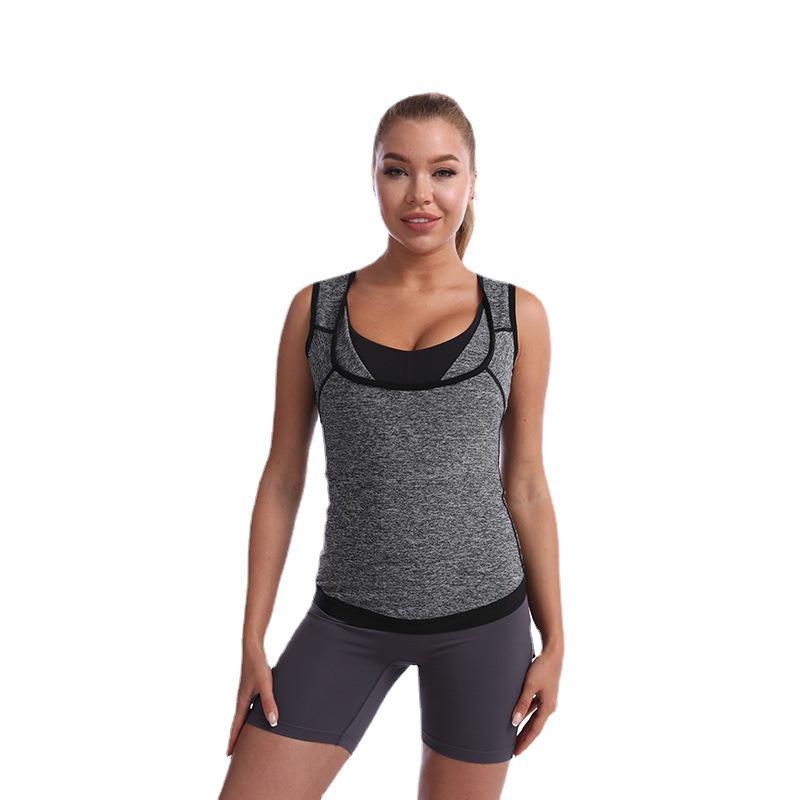 Unisex Shapewear Suit: Tummy Control, Sweat-Inducing Polyester Sportswear