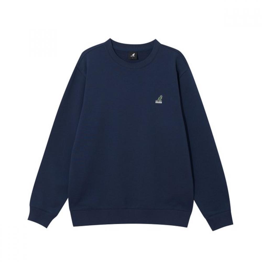 KANGOL Толстовка 1790 Темно-синяя Полуоверсайз SS