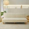 Armless Jacquard Sofa Bed Cover Elastic Soft Folding Sofa Covers Without Armrests  Couch Sofa Protection Suitable For 2-3 Seater