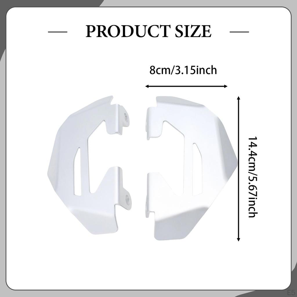 1 Pair Front Brake Caliper Guard Metal Anti Drop Motorbike Parts Accessory CNC Protector Protection