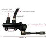 Universal Motorcycle Dirt Pit Bike Rear Foot Brake Master-Cylinder Reservoir Pump Motor for 350 YFZ350 YFZ350SP YFZ350LE