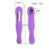 Charging Sucking Tongue Licking G-Spot Vibrator Double-Headed Female Masturbation Massage Vibrating Spear Adult Products