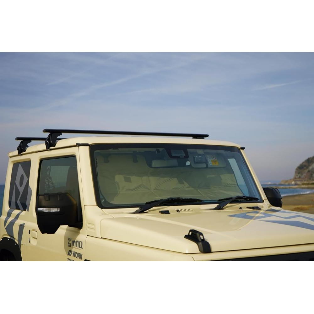 Car Mate Sunshade For Jimny Sierra Nomad Front Visor Storage Easy Installation 5