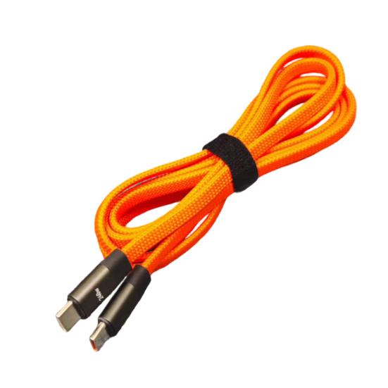 240W Data Cable Two-In-One Charging and 480Mbps High-Speed Data Transfer USB Type-C to Type-C 240W Fast Charging оранжевый