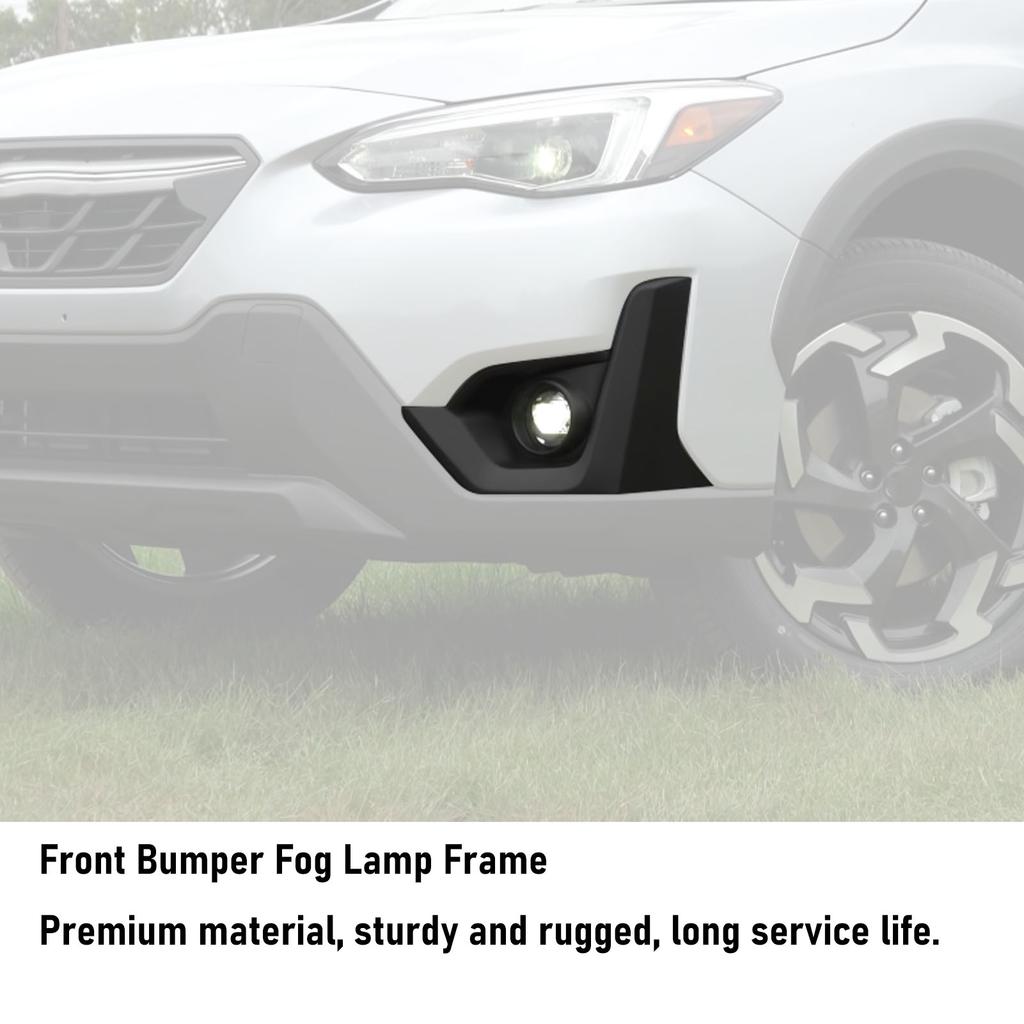 Car Front Bumper Fog Lamp Frame Trim Black Fog Light Decoration Cover for Crosstrek 2025-2025 Second Generation Facelift