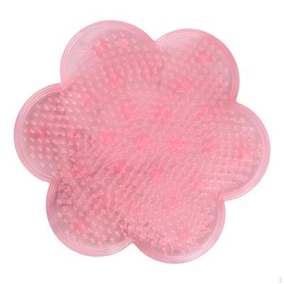 Back Scrubber with Suction Cups Silicone Bath Massage Pad, Exfoliating ,Anti Slip Bathtub Clean