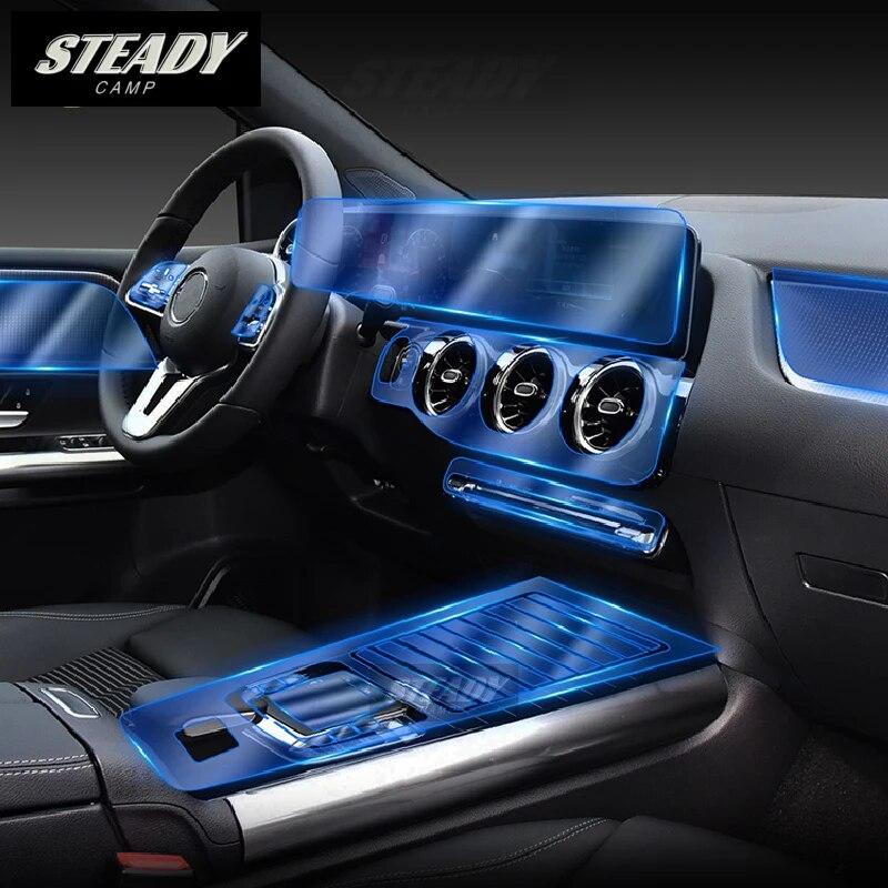 

Для Mercedes Benz GLA H247-центральная консоль салона автомобиля прозрачная защитная пленка из ТПУ аксессуары против царапин ремонт