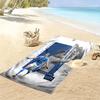 Man City'S Rodri Versatile Defender Waves Beach Towel Beach Towel For Vacation Photos Outdoor Camping Seaside Absorbent Bath Towel